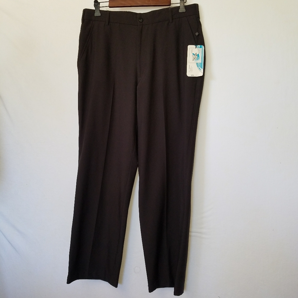 Tommy Armour Mens Size 34X30 Black Flat Front Dres